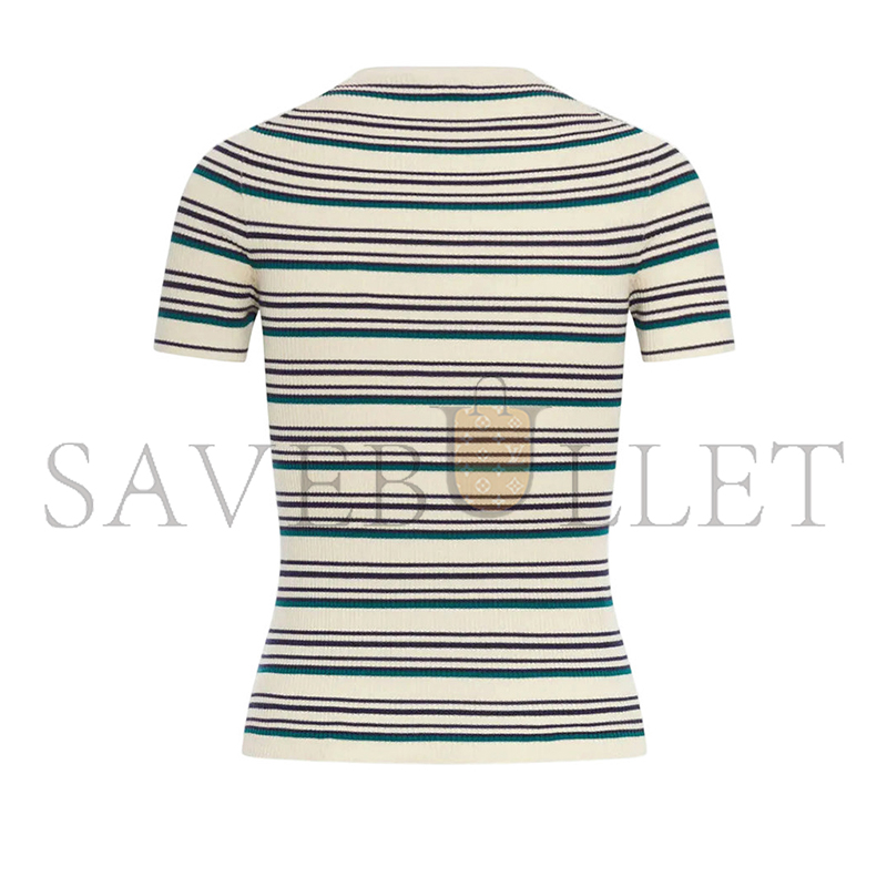 MIU MIU STRIPED TOP MML03Y